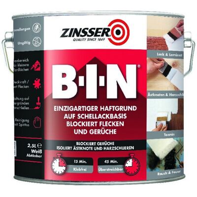 ZINSSER BIN 2,5L ; RUST-OLEUM (851.DE.2.5) ZINSSER BIN 2,5L ; RUST-OLEUM (851.DE.2.5)