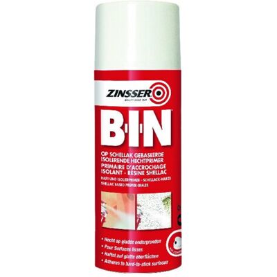 Zinsser B-I-N Weiß Primer Spray - Sprühdose für Flecken & Gerüche Zinsser B-I-N Weiß Primer Spray - Sprühdose für Flecken & Gerüche