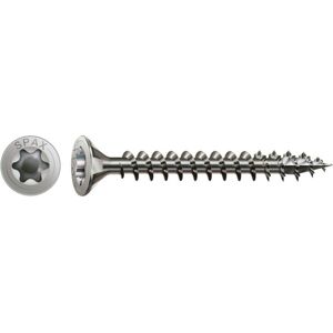 Spax Edelstahl 3,5 x 40 mm Senkkopf T-STAR plus Vollgewinde 4CUT Edelstahl rostfreiei A2 (1197000350403) Spax Edelstahl 3,5 x 40 mm Senkkopf T-STAR plus Vollgewinde 4CUT Edelstahl rostfreiei A2 (1197000350403)