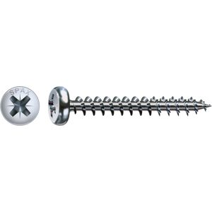 Spax Universalschraube 3 x 10 mm Halbrundkopf Kreuzschlitz Z Vollgewinde S-Spitze WIROX A3J (0231010300105) Spax Universalschraube 3 x 10 mm Halbrundkopf Kreuzschlitz Z Vollgewinde S-Spitze WIROX A3J (0231010300105)