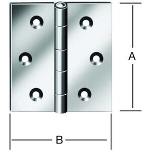 Vormann Türscharnier 60x60mm - DIN 7954 C Vormann Türscharnier 60x60mm - DIN 7954 C
