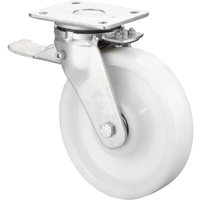 BS Rollen Schwerlastrolle RR120.B15.300 Lenkrolle mit Rad-/Totalfeststeller, Raddurchmesser 300 mm,) BS Rollen Schwerlastrolle RR120.B15.300 Lenkrolle mit Rad-/Totalfeststeller, Raddurchmesser 300 mm,)