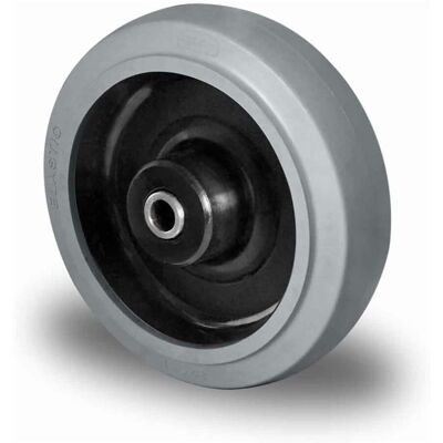 Kaiser elastische Räder - 100 x 35 mm - Edelstahlrollenlager Kaiser elastische Räder - 100 x 35 mm - Edelstahlrollenlager