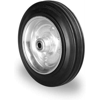 PROMAT Rad - 200 mm Vollgummi, 205 kg Tragkraft, Stahlfelge, Rillenkugellager PROMAT Rad - 200 mm Vollgummi, 205 kg Tragkraft, Stahlfelge, Rillenkugellager