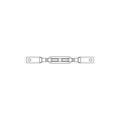 Industrial Quality Supplies DIN 148 Spannschlösser Stahl SP BS M 12 galvanisch verzinkt für Drahtseile und Ketten geeignet (014803010120000) Industrial Quality Supplies DIN 148 Spannschlösser Stahl SP BS M 12 galvanisch verzinkt für Drahtseile und Ketten geeignet (014803010120000)