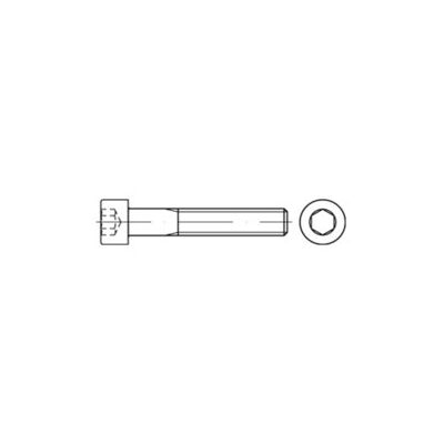 TOOLCRAFT M5 150 mm galvanisch verzinkte Stahlzylinderschraube - DIN 912 TOOLCRAFT M5 150 mm galvanisch verzinkte Stahlzylinderschraube - DIN 912