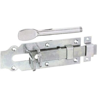 GAH Alberts Schlossriegel gerade verzinkt, L 160mm Stahl, goldgelb, galv.verz. (117184) GAH Alberts Schlossriegel gerade verzinkt, L 160mm Stahl, goldgelb, galv.verz. (117184)
