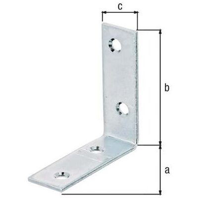 GAH Alberts Stuhlwinkel 60x60x20mm Stahl roh, gelb, sendz. (333041) GAH Alberts Stuhlwinkel 60x60x20mm Stahl roh, gelb, sendz. (333041)