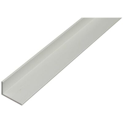 GAH Alberts Winkelprof. ungl.schenk., ungelocht L1000x B20x H10x S1, 5mm ALU silberfarbig (473723) GAH Alberts Winkelprof. ungl.schenk., ungelocht L1000x B20x H10x S1, 5mm ALU silberfarbig (473723)