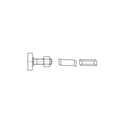HALFEN - 88938 Typ 38/17 - M10 x 60 - verzinkt - Schraube HALFEN - 88938 Typ 38/17 - M10 x 60 - verzinkt - Schraube