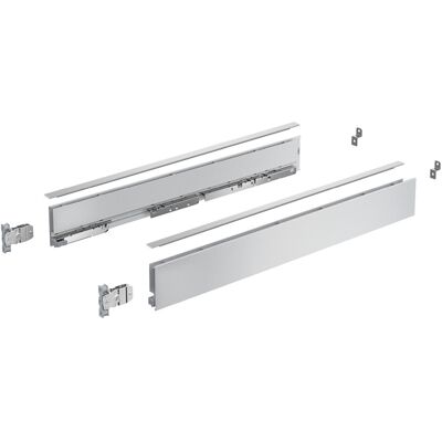 Hettich AvanTech YOU Schubkastenzarge - 77mm, 400mm, silber Hettich AvanTech YOU Schubkastenzarge - 77mm, 400mm, silber