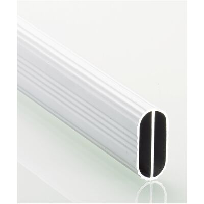 Hettich - Schrank-Rohr - Aluminium Silber Eloxiert Hettich - Schrank-Rohr - Aluminium Silber Eloxiert