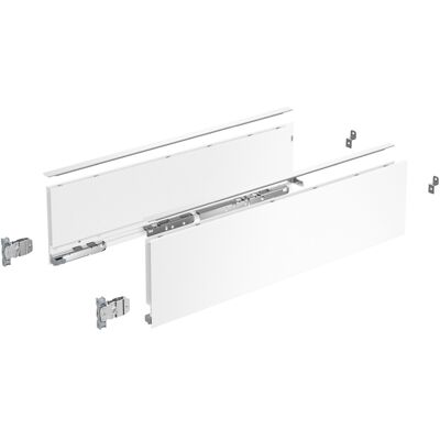 Hettich AvanTech YOU Schubladenrahmen - 400mm, Weiß, Links/Rechts, Stahl Hettich AvanTech YOU Schubladenrahmen - 400mm, Weiß, Links/Rechts, Stahl