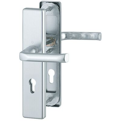 Hoppe London Aluminium Türgriff-Garnitur - Außen-/Innen, 72mm, Profilzylinder Hoppe London Aluminium Türgriff-Garnitur - Außen-/Innen, 72mm, Profilzylinder