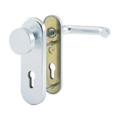 Hoppe Aluminium-Türschloss-Set mit Profilzylinder - ES1 Hoppe Aluminium-Türschloss-Set mit Profilzylinder - ES1