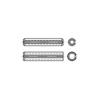 Nobrand - Spannstift geschlitzt 12x36 - 12x36 - Geschlitzt - Dowel pin Nobrand - Spannstift geschlitzt 12x36 - 12x36 - Geschlitzt - Dowel pin