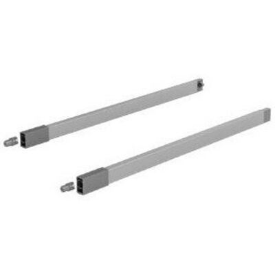 HETTICH ArciTech Längsreling-Set - 450mm - Silber - Links/Rechts - Regalsystem HETTICH ArciTech Längsreling-Set - 450mm - Silber - Links/Rechts - Regalsystem