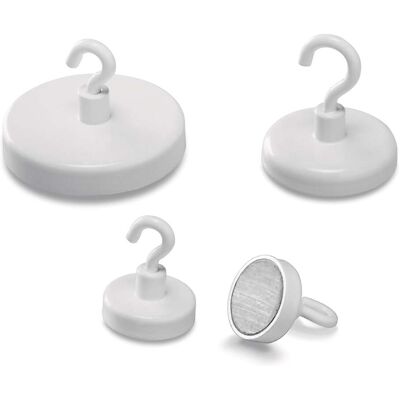Magnetoplan Holtz - Krokmagnet - Weiß - Hook magnet Magnetoplan Holtz - Krokmagnet - Weiß - Hook magnet