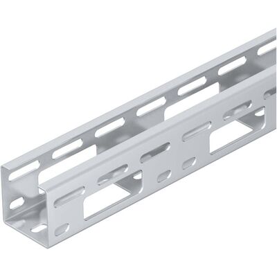 OBO Bettermann AZK 050 A2 Edelstahl Kabelkanal - 50x50mm, 3m, Belüftet OBO Bettermann AZK 050 A2 Edelstahl Kabelkanal - 50x50mm, 3m, Belüftet
