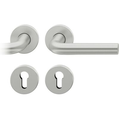 FSB Türgriff Set - Aluminium, Rundrosette, 39-58mm FSB Türgriff Set - Aluminium, Rundrosette, 39-58mm