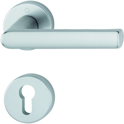 Hoppe Aluminium Türgriff + Fenstergriff - Hamburg 1700 - Silber Hoppe Aluminium Türgriff + Fenstergriff - Hamburg 1700 - Silber