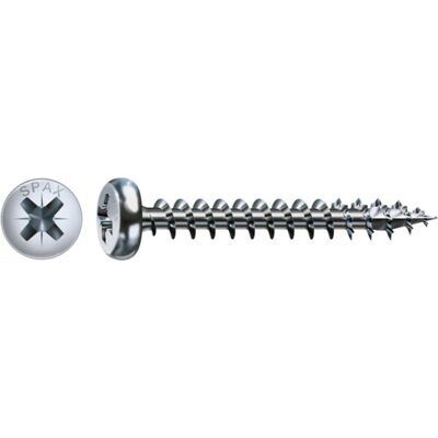 Spax Universalschraube 4,5 x 16 mm Halbrundkopf Kreuzschlitz Z Vollgewinde 4CUT WIROX A3J (0231010450165) Spax Universalschraube 4,5 x 16 mm Halbrundkopf Kreuzschlitz Z Vollgewinde 4CUT WIROX A3J (0231010450165)