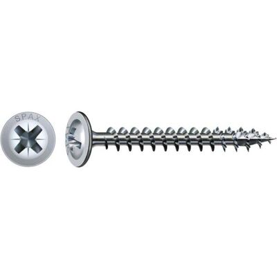 Spax R 88197 Galvanisch verzinkte Stahl Rückwandschraube - 40/37mm Spax R 88197 Galvanisch verzinkte Stahl Rückwandschraube - 40/37mm