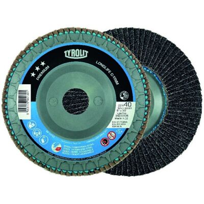 Tyrolit V2A 115mm Schleifscheibe - Körnung 80 Tyrolit V2A 115mm Schleifscheibe - Körnung 80