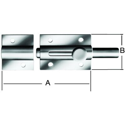 Vormann Bolzen-Knopfriegel 120x36 mm verzinkt - 000227120Z Vormann Bolzen-Knopfriegel 120x36 mm verzinkt - 000227120Z