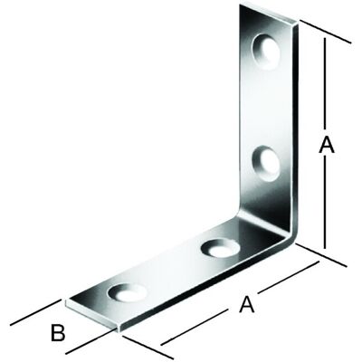 Vormann Stuhlwinkel Blau Verzinkt 50x50x2mm - Stuhlwinkel Vormann Stuhlwinkel Blau Verzinkt 50x50x2mm - Stuhlwinkel