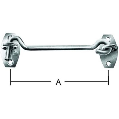 VORMANN Stuhlwinkel mit Öse auf Platte, 120mm Stahl, verzinkt (000083120Z) VORMANN Stuhlwinkel mit Öse auf Platte, 120mm Stahl, verzinkt (000083120Z)