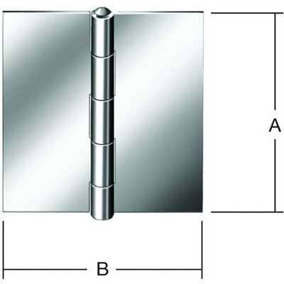 VORMANN Tür-Scharnier kantig B60xH60mm,gerollt blank (000403060U) VORMANN Tür-Scharnier kantig B60xH60mm,gerollt blank (000403060U)