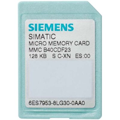 Siemens 6ES7953-8LG31-0AA0 - 128 KB MMCmicro Speicherkarte - Grün Siemens 6ES7953-8LG31-0AA0 - 128 KB MMCmicro Speicherkarte - Grün