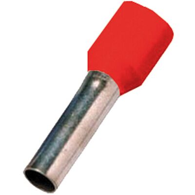 Intercable - ICIAE110 - 1mm² - 10mm rot - Crimp terminal Intercable - ICIAE110 - 1mm² - 10mm rot - Crimp terminal