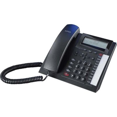 AGFEO Analoges Telefon T 18 schnurgebunden schwarz (6101179) AGFEO Analoges Telefon T 18 schnurgebunden schwarz (6101179)