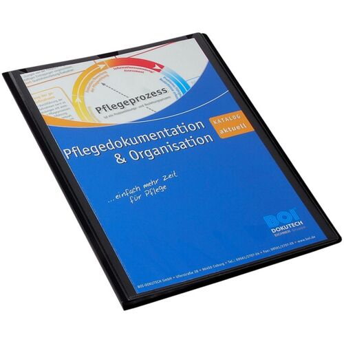 Eichner Sichtbücher mit Vordertasche, schwarz, H (9218-01484)