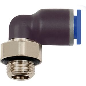 Riegler L-Steckverschraubung »Blaue Serie«, drehbar, M5 außen, Ø 4 mm (125.005-4) Riegler L-Steckverschraubung »Blaue Serie«, drehbar, M5 außen, Ø 4 mm (125.005-4)