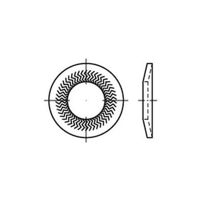 Teckentrup - 88125 NSK-B 10 - Federstahl - Lock washer Teckentrup - 88125 NSK-B 10 - Federstahl - Lock washer