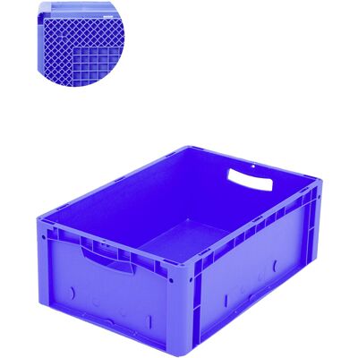 Bito Eurostapelbehälter XL / XL 64221RX mit Rippenboden L600xB400xH220 mm, blau (30206) Bito Eurostapelbehälter XL / XL 64221RX mit Rippenboden L600xB400xH220 mm, blau (30206)