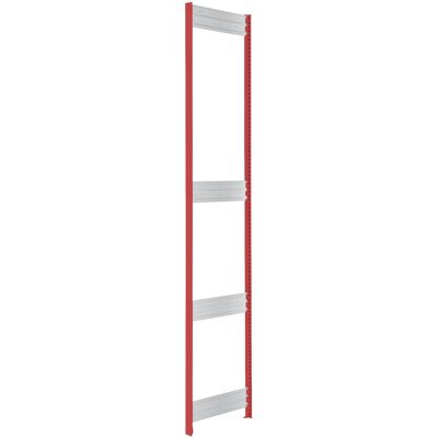 Bito Fachbodenregal-Stützrahmen-Set PA-Niet H2200xT424 mm, unmontiert feuerrot (C1200-0037) Bito Fachbodenregal-Stützrahmen-Set PA-Niet H2200xT424 mm, unmontiert feuerrot (C1200-0037)