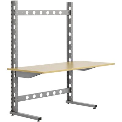 Bito Grundgestelle einseitig B 1306 mm x H 1785 mm x T 920 mm, graualuminium (19301) Bito Grundgestelle einseitig B 1306 mm x H 1785 mm x T 920 mm, graualuminium (19301)