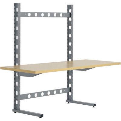 Bito Grundgestelle einseitig B 1306 mm x H 1785 mm x T 920 mm, graualuminium (19306) Bito Grundgestelle einseitig B 1306 mm x H 1785 mm x T 920 mm, graualuminium (19306)