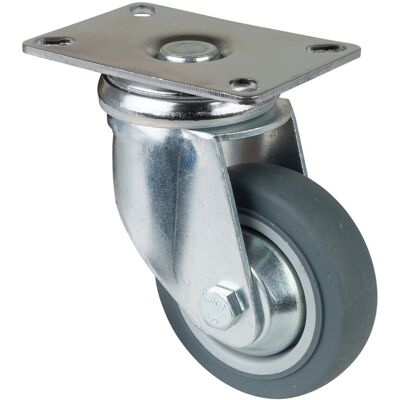 BS Rollen - 80mm, 80kg, Grau - Schwerlast BS Rollen - 80mm, 80kg, Grau - Schwerlast