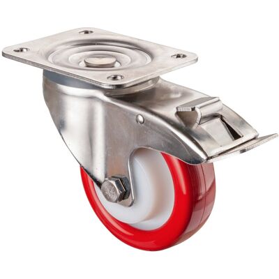 BS Rollen Edelstahl Transportrolle (H120.B28.100)) BS Rollen Edelstahl Transportrolle (H120.B28.100))
