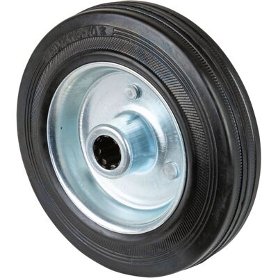 BS Rollen B55.140 Gummirad D.140mm Trgf. 200kg mit Kugellager, B55.140) BS Rollen B55.140 Gummirad D.140mm Trgf. 200kg mit Kugellager, B55.140)