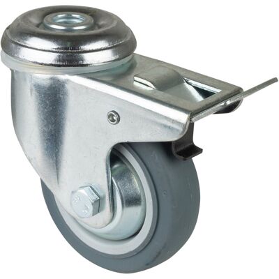 BS Rollen C121.A85.081 - Ø80 - 80kg - Rückenloch - Caster BS Rollen C121.A85.081 - Ø80 - 80kg - Rückenloch - Caster