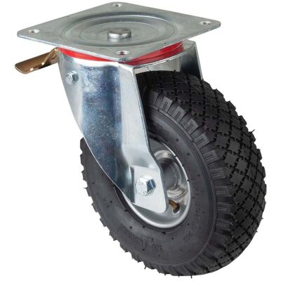 BS Rollen Transportrolle L420.C90.261 Lenkrolle mit Totalfeststeller, Raddurchmesser 260 mm,) BS Rollen Transportrolle L420.C90.261 Lenkrolle mit Totalfeststeller, Raddurchmesser 260 mm,)