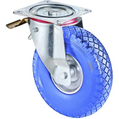 BS Rollen Transportrolle L420.C91.262 Lenkrolle mit Totalfeststeller, Raddurchmesser 260 mm,) BS Rollen Transportrolle L420.C91.262 Lenkrolle mit Totalfeststeller, Raddurchmesser 260 mm,)
