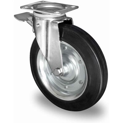CASCOO Lenkrolle Feststeller mit Einstellschraube ø 250 mm Serie SBS4 Rollenlager (AWP54W0250SBS4R0N) CASCOO Lenkrolle Feststeller mit Einstellschraube ø 250 mm Serie SBS4 Rollenlager (AWP54W0250SBS4R0N)