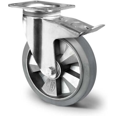CASCOO Lenkrolle mit Totalfeststeller ø 125 mm Serie BAF2 Doppelkugellager (THP57W0125BAF2D0N) CASCOO Lenkrolle mit Totalfeststeller ø 125 mm Serie BAF2 Doppelkugellager (THP57W0125BAF2D0N)